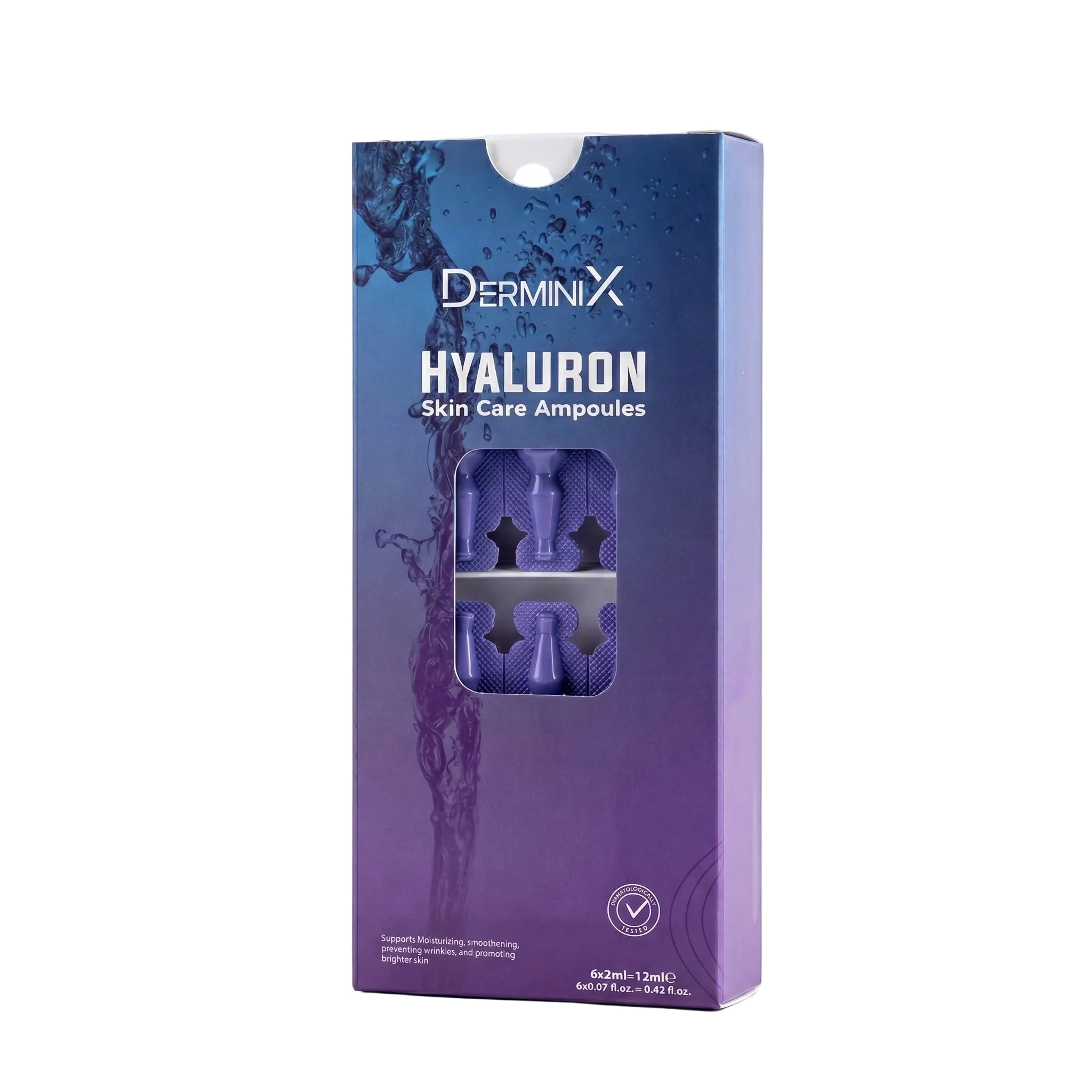 Derminix Hyaluron Skin Care Ampoules