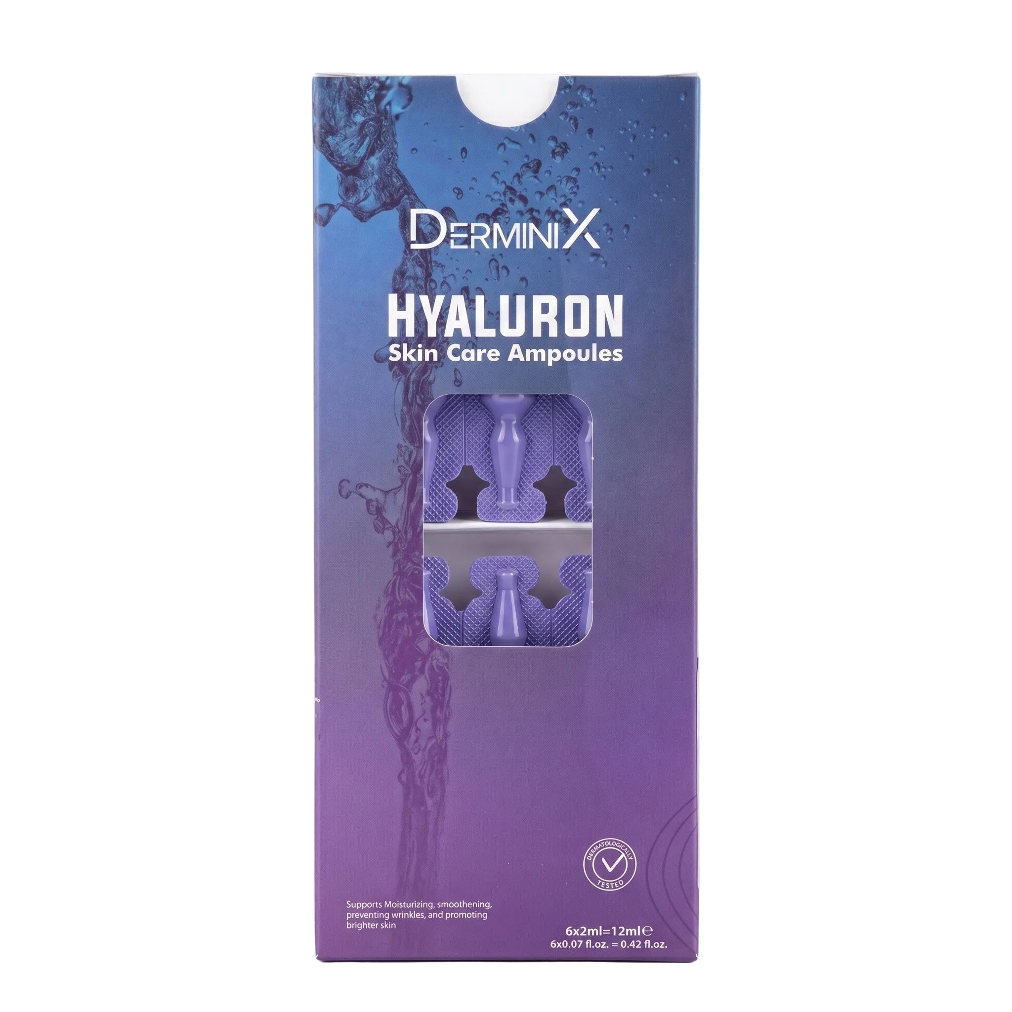 Derminix Hyaluron Skin Care Ampoules