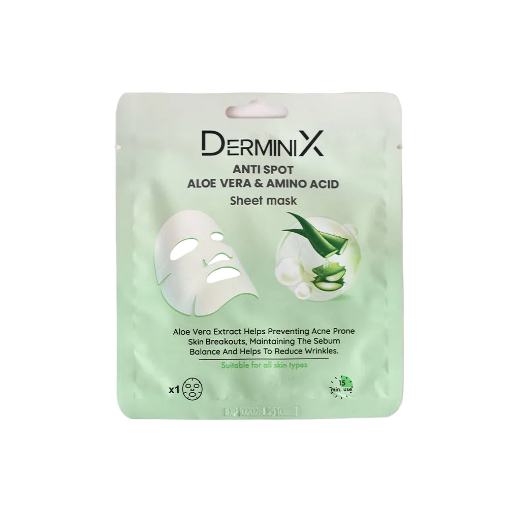 Derminix Anti Spot Aleo Vera & Amino Acid Sheet Mask