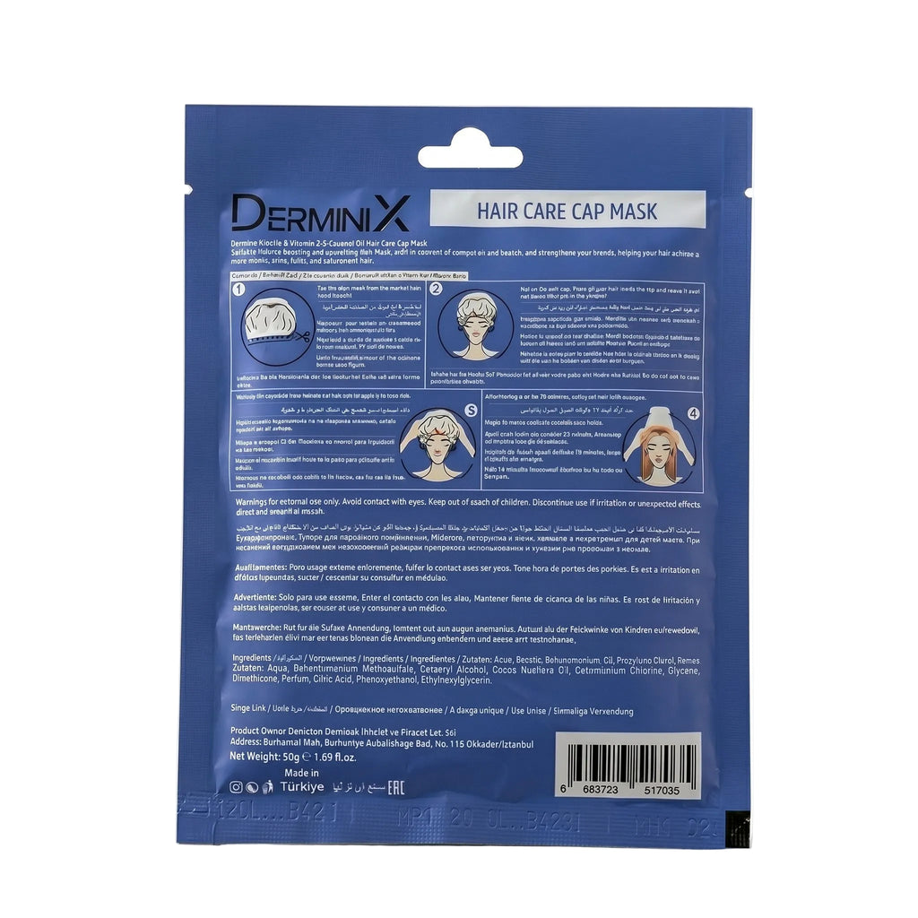 Derminix Keratin & Coconut Oil Hair Care Cap Mask