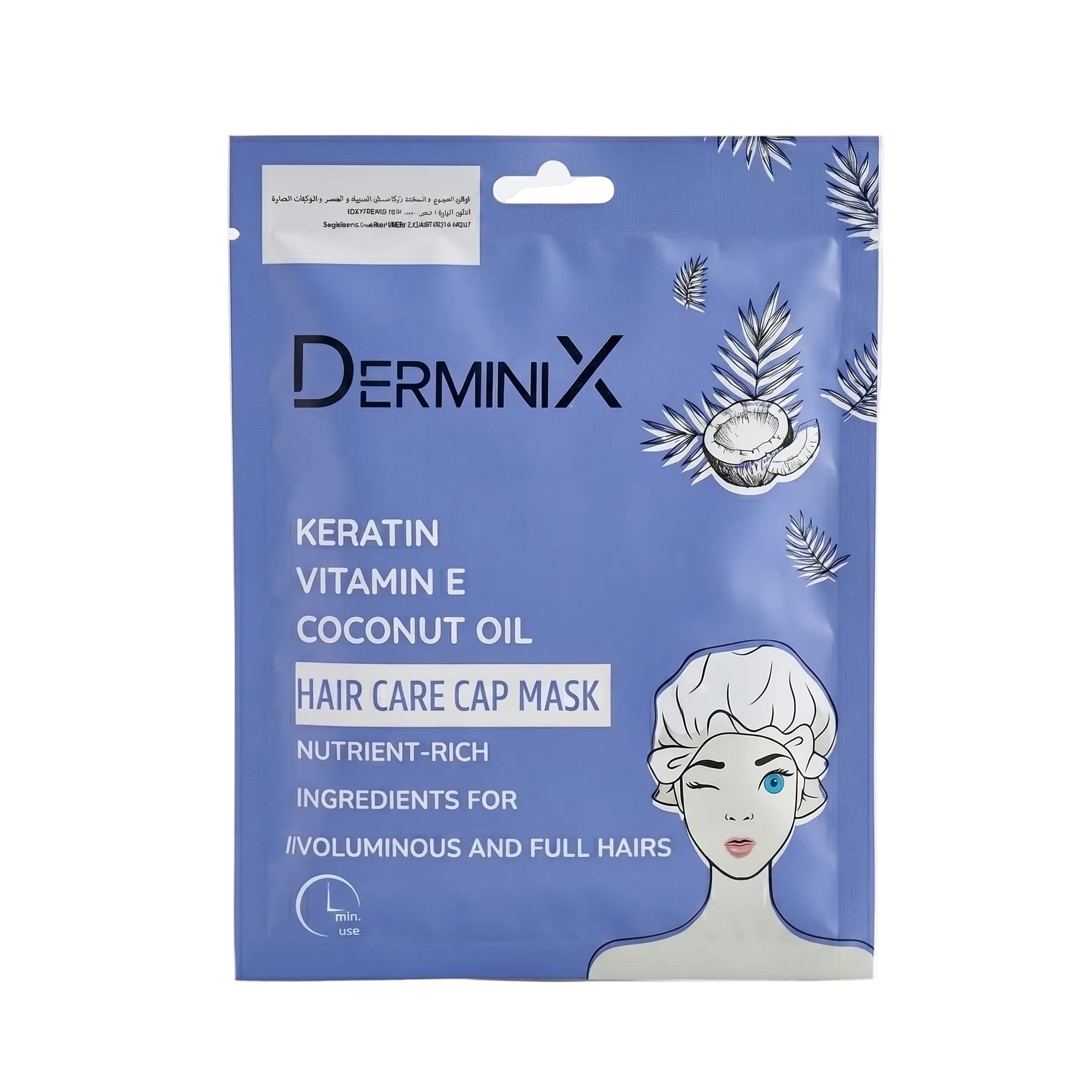 Derminix Keratin & Coconut Oil Hair Care Cap Mask